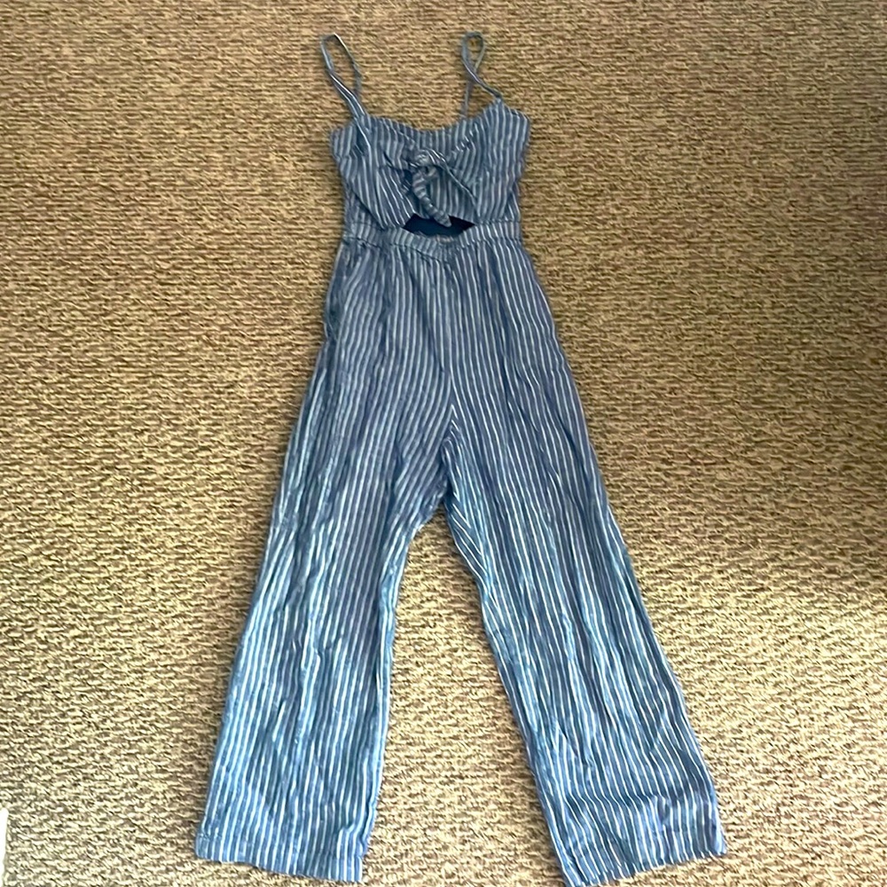 Striped jumpsuit